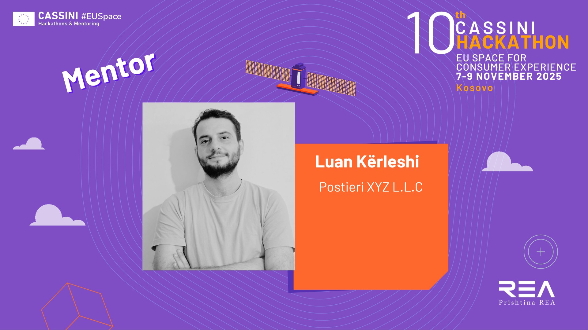 Postieri XYZ to Mentor Kosovo's Brightest Innovators at the 10th CASSINI Hackathon